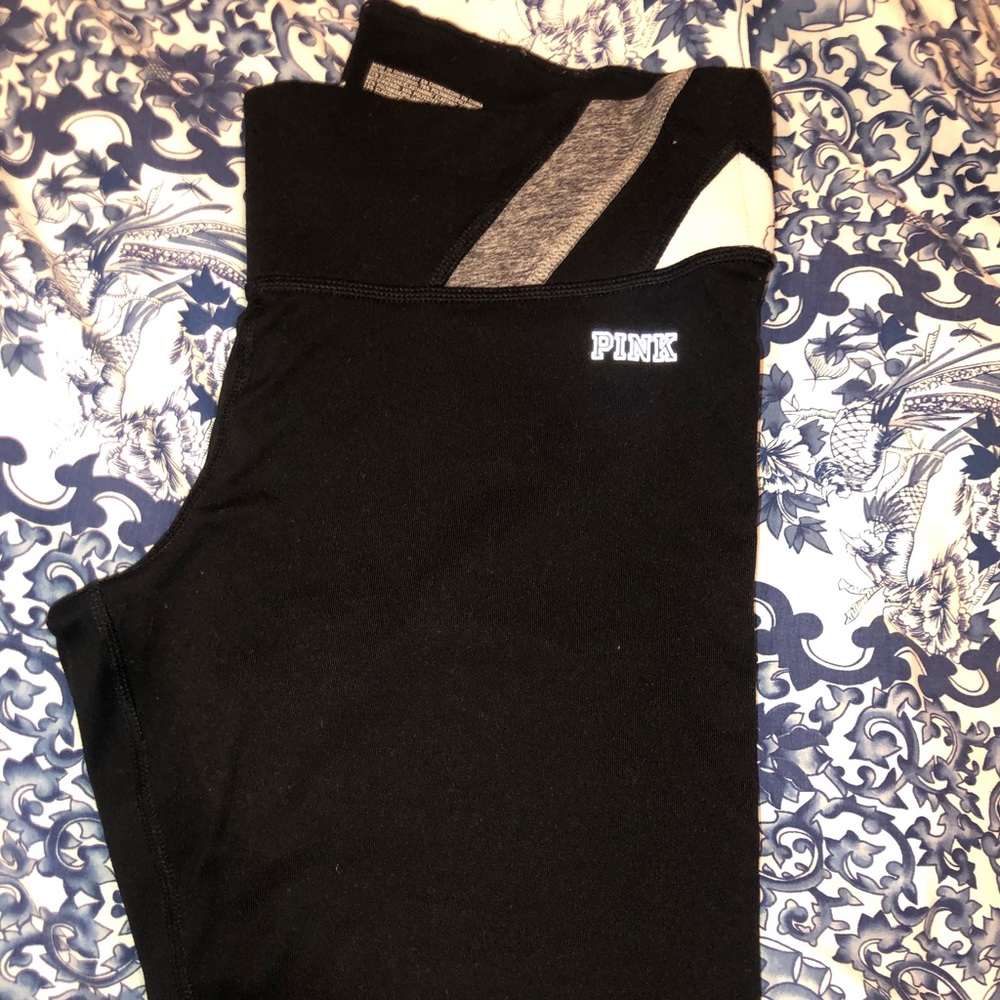 Victoria’s Secret pink black leggins